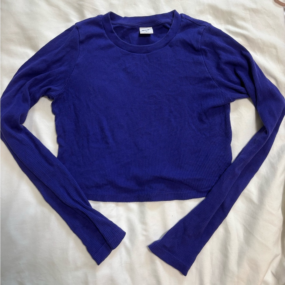 TNA Royal Blue Long Sleeve Tee
